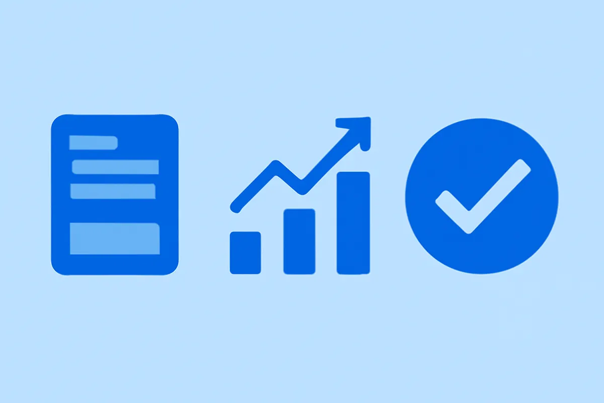 resumo visual com ícones representando os passos para criar conta no google ads